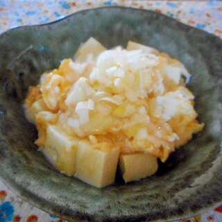 豆腐と卵の中華炒め